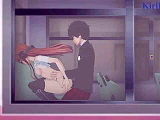 Have you seen Futaba Sakura and Ann Takamaki's intense sex with Ren Amamiya in Persona 5 hentai?