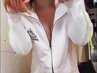 Japanese Sexy Dance with Big Boobs at Poolside