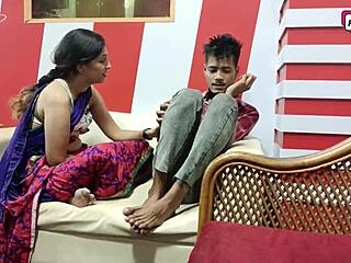 Young Indian man seduces and has sex with married woman bhabhi who is not his mother