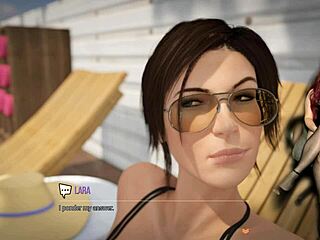 Croft Adventures Ep 18—Wow! Public Bikini Action with Big Tits Outdoors!