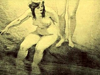 Vintage Erotic Drawings in Retro Anime Style