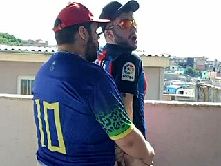 Public laze cruising and hot gay action in Brazil