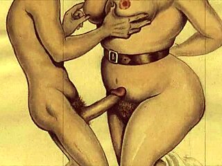 Can you believe these vintage erotic drawings are so wild?