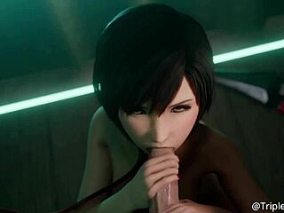 3D animated deepthroat compilation in Blender SFM format