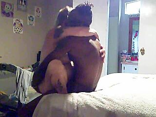 Hardcore interracial sex leads to messy creampie in brunette's pussy