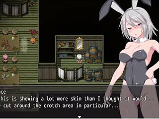 Outdoor anime hentai with humiliation and exhibition elements in Labyrinth Town