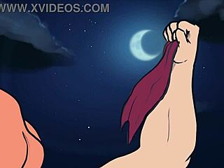 Is this futanari animation too big for him?