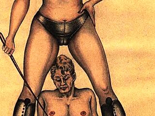 Can you believe these vintage erotic drawings are so wild?