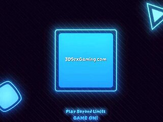 Spidey Sex: Gwen Stacy Bent Over for Miles' Big Cock Creampie in 3D