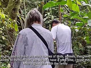 First river romp with stepson featuring Monique Fuentes and Danner Mendez