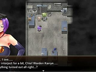 Karryn's Rough Prison Threesome with Slime Monster and Thug