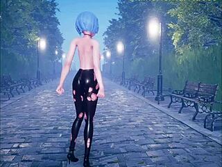 cute anime girl dances then gets fucked in hentai part 2