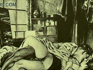 uh, this vintage erotic art got me all messed up!