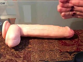 Squirt with g-spot stimulation using our 12-inch dildo