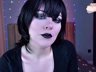 Petite goth Mavis craves more liquid lunches daily
