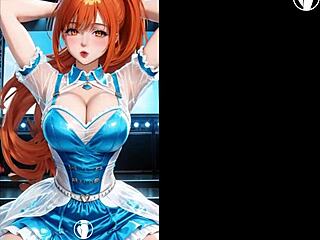 Beautiful women with nice butts in animated porn video