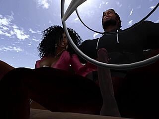 Why is that black man fucking that black woman at the drive-in? Second Life Hardcore Scene