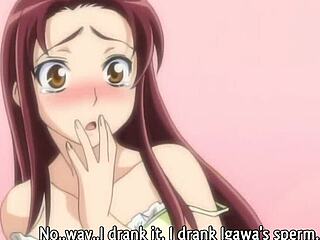 Busty teen 18+s fighting for a lucky man in hentai uncensored subtitled threesome