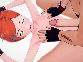 Gwen plays with huge cock in uncensored hentai nurse visit! 🔥