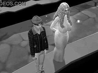 A beautiful black n’ white parody of The Price is Right with hot Christmas prizes
