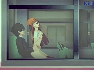 Have you seen Futaba Sakura and Ann Takamaki's intense sex with Ren Amamiya in Persona 5 hentai?