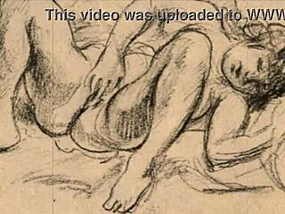 have you seen these vintage erotic illustrations?