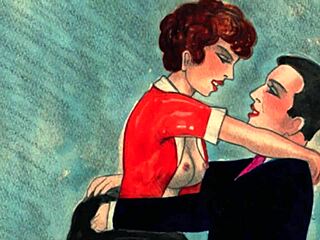 i really love these vintage drawings, they make me feel so nostalgic and warm inside, you know?