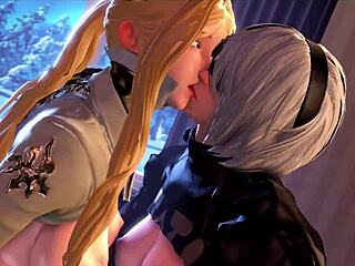 Horny heroes with big tits and huge asses enjoying massive monster cocks in 3d anime fucking