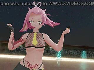 Yo, check this spicy MMD strip tease by Aespa!