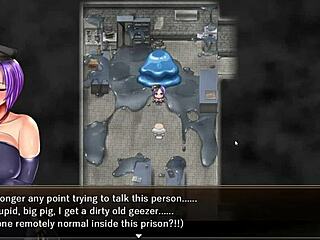 Karryn's Rough Prison Threesome with Slime Monster and Thug