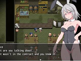 grace explores the labyrinth town in this anime game