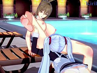 i watch minato aqua and yozora mel dance in bikini group