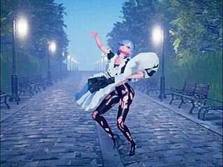 cute anime girl dances then gets fucked in hentai part 2