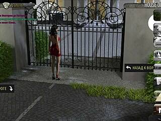 Hentai game with busty secretary and boss's forbidden desire