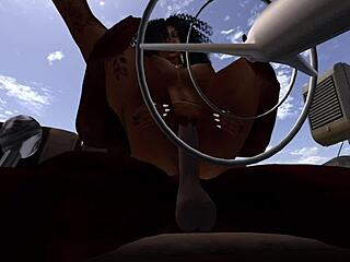 Why is that black man fucking that black woman at the drive-in? Second Life Hardcore Scene