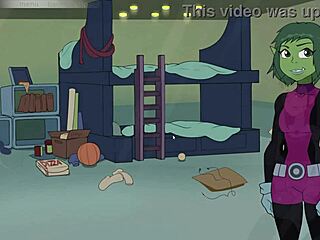 hey, wanna see raven and starfire in wild 18titans hentai action?