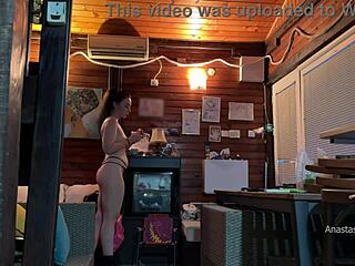 Public nudity leads to unwanted touching by delivery guy