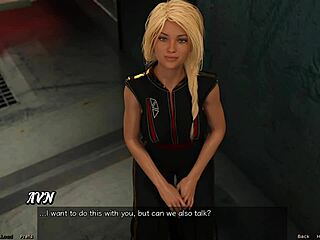 Stranded in space 144 with blonde virgin