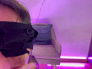 Two flirty lesbians engage in BDSM domination with toys