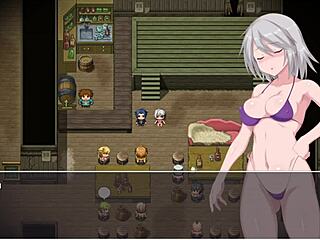 grace explores the labyrinth town in this anime game