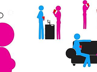 First time college sex in animated Indian porn