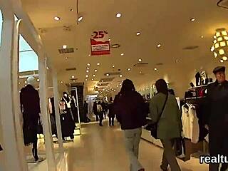 stellar czech teen feels intense seduction in supermarket leading to hardcore pounding in pov