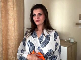 Stepmother Teases Stepson with Milky Nipples