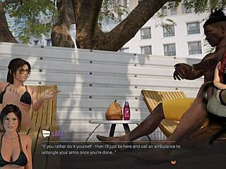 Public romance in a cartoon series