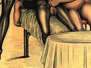 Can you believe these vintage erotic drawings are so wild?