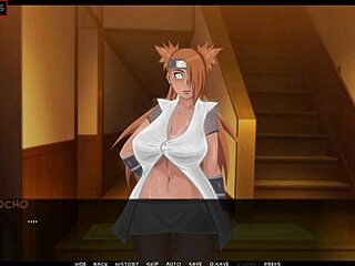 Sarada's training with Kamos in a steamy 3D animation