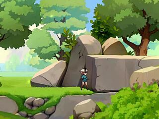 horny nature young 18+ female orc face-sitting a lucky boy in game review