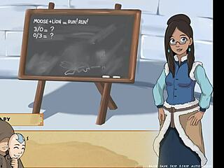 Hentai video based on a video game with animation and cartoon-like visuals