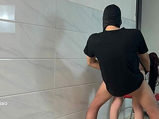 Asian housewife tries standing sex to spice up her life