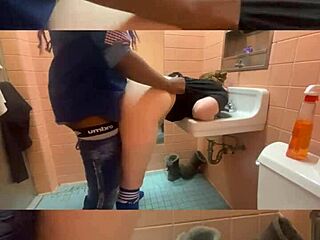 Fast food manager gets smashed in the bathroom